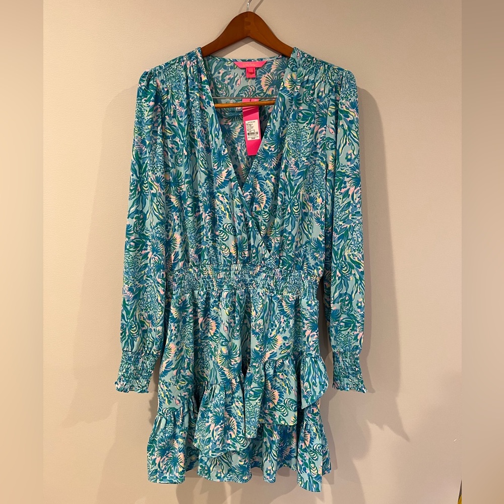 COPY - Lilly Pulitzer Cristiana Stretch Dress Size 16 NWT
